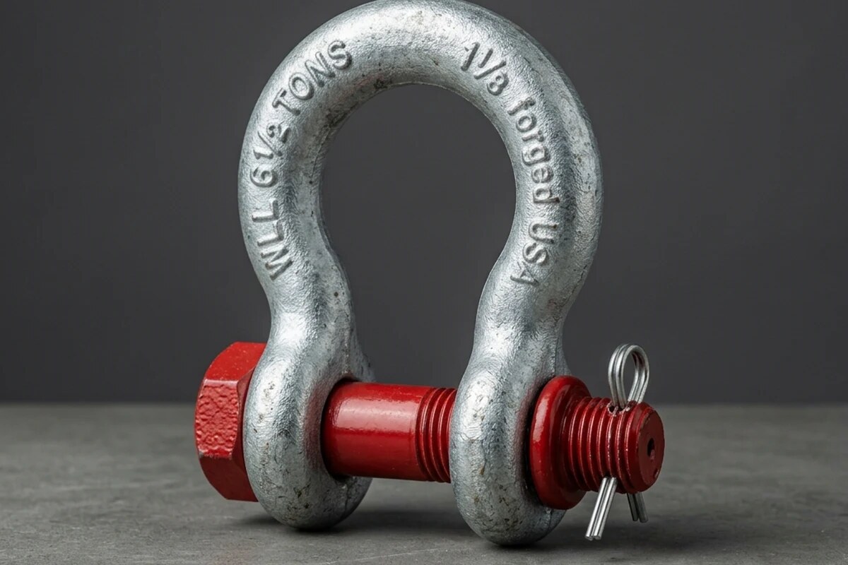 Manilles Lyres à Axe Vissé (Screw Pin Bow Shackles) : Polyvalence et Levage Multidirectionnel